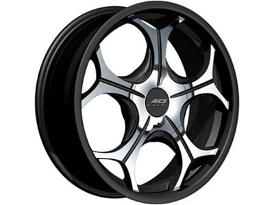 American Racing AR905 Satin Black Machined Wheel; 20x8.5; 35mm Offset (97-06 Jeep Wrangler TJ)