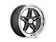 American Racing Groove Anthracite with Diamond Cut Lip Wheel; 20x10; -20mm Offset (18-24 Jeep Wrangler JL)