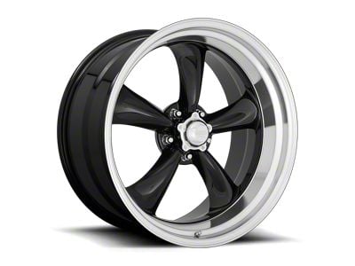 American Racing Torq Thrust II Gloss Black with Machined Lip Wheel; 22x11; 18mm Offset (18-24 Jeep Wrangler JL)