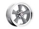 American Racing TT O Vintage Silver with Machined Lip Wheel; 17x8; 0mm Offset (97-06 Jeep Wrangler TJ)