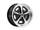 American Racing VN501 Gloss Black Machined Wheel; 17x9; 0mm Offset (97-06 Jeep Wrangler TJ)