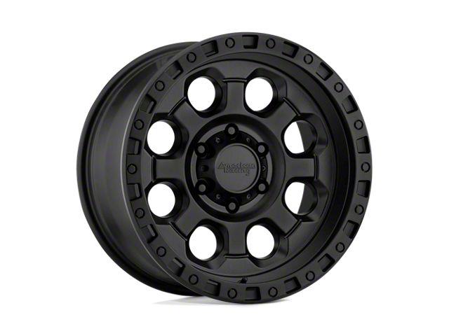 American Racing AR201 Cast Iron Black Wheel; 15x10 (87-95 Jeep Wrangler YJ)