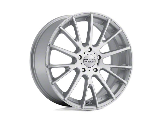 American Racing AR904 Bright Silver Machined Wheel; 16x7 (87-95 Jeep Wrangler YJ)