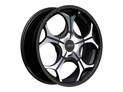 American Racing AR905 Satin Black Machined Wheel; 17x7; 42mm Offset (87-95 Jeep Wrangler YJ)