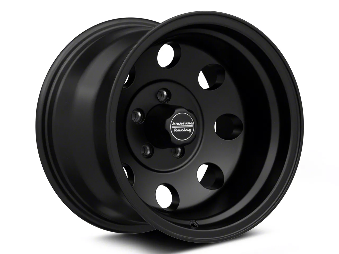 American Racing Jeep Wrangler Baja Satin Black Wheel 15x10 43mm