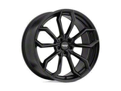 American Racing Splitter Satin Black Wheel; 20x9; 35mm Offset (87-95 Jeep Wrangler YJ)