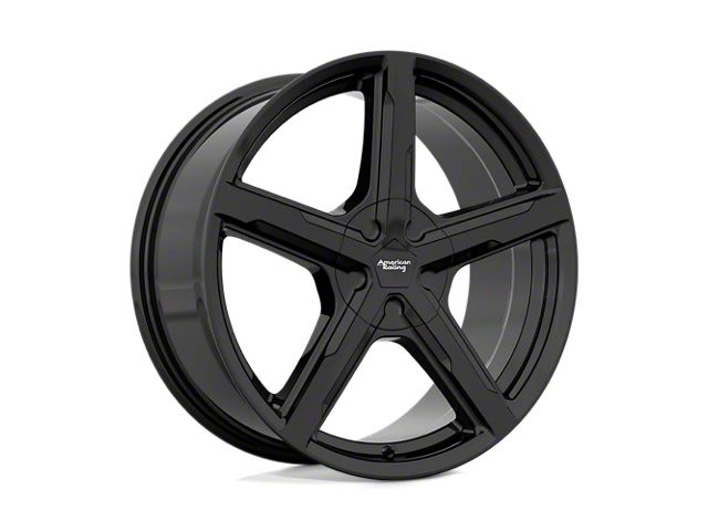 American Racing Trigger Gloss Black Wheel; 15x7 (87-95 Jeep Wrangler YJ)