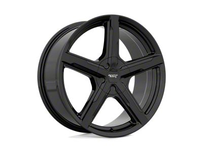 American Racing Trigger Gloss Black Wheel; 17x7; 40mm Offset (87-95 Jeep Wrangler YJ)