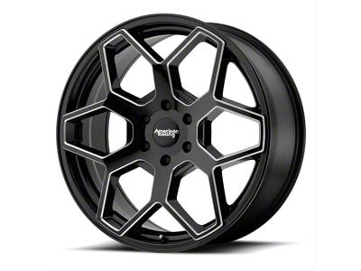 American Racing AR916 Gloss Black Milled 6-Lug Wheel; 20x8.5; 15mm Offset (16-23 Tacoma)