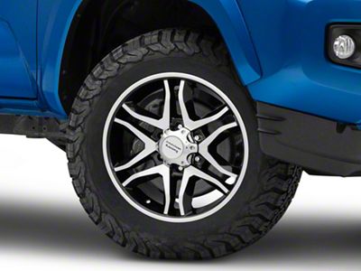 American Racing Mainline Gloss Black Machined 6-Lug Wheel; 18x8.5; 12mm Offset (16-23 Tacoma)