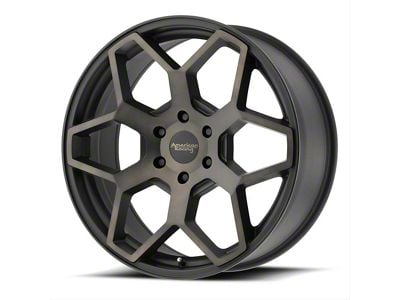 American Racing AR916 Satin Black with Dark Tint 6-Lug Wheel; 20x8.5; 35mm Offset (17-24 Titan)