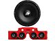 American SoundBar Audio SoundBar Package; Red (07-18 Jeep Wrangler JK)