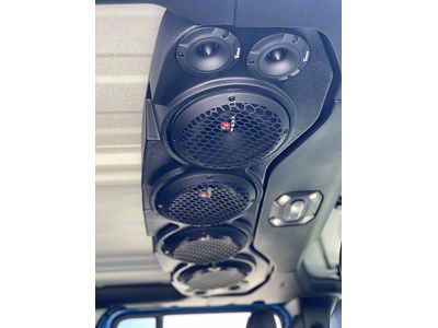 American SoundBar Empty Speaker Enclosure; Black (18-23 Jeep Wrangler JL)
