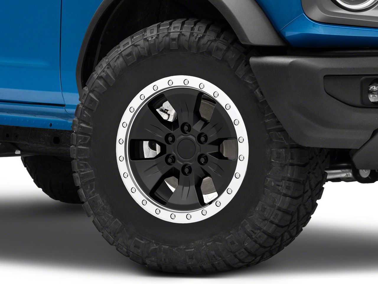 American Trucks Wheels Bronco Gen2 Raptor Beadlock Style Matte Black 6-Lug  Wheel; 17x8.5; 34mm Offset T543356 (22-24 Bronco Raptor) - Free Shipping