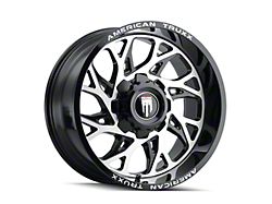 American Truxx Destiny Gloss Black Milled 6-Lug Wheel; 24x14; -76mm Offset (03-09 4Runner)