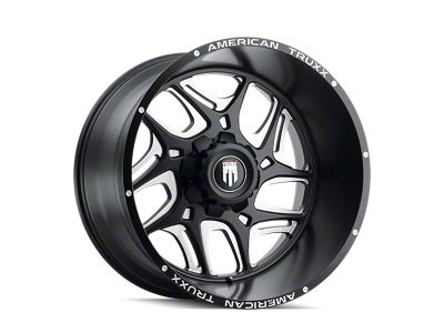 American Truxx Sweep Satin Black Milled 6-Lug Wheel; 24x14; -76mm Offset (03-09 4Runner)