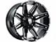 American Truxx Boom Satin Black Milled 6-Lug Wheel; 18x9; -12mm Offset (04-15 Titan)