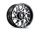 American Truxx Destiny Gloss Black Milled 6-Lug Wheel; 24x14; -76mm Offset (04-15 Titan)