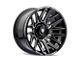 American Truxx Evolution Gloss Black Milled 6-Lug Wheel; 22x12; -44mm Offset (04-15 Titan)