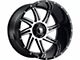 American Truxx Vortex Gloss Black Machined 6-Lug Wheel; 20x10; -24mm Offset (04-15 Titan)