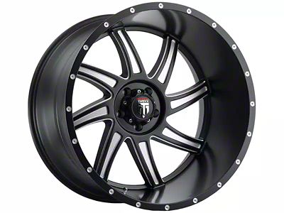 American Truxx Vortex Gloss Black Milled 6-Lug Wheel; 20x10; -24mm Offset (04-15 Titan)