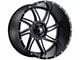 American Truxx Vortex Gloss Black Milled 6-Lug Wheel; 20x10; -24mm Offset (04-15 Titan)