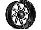 American Truxx Vortex Gloss Black Machined 6-Lug Wheel; 20x10; -24mm Offset (05-15 Tacoma)