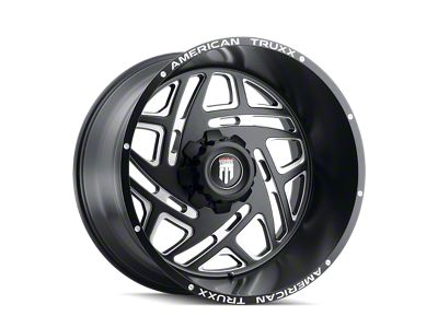 American Truxx Cosmos Satin Black Milled 5-Lug Wheel; 22x12; -44mm Offset (07-13 Tundra)