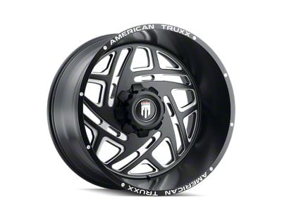 American Truxx Cosmos Satin Black Milled 5-Lug Wheel; 24x14; -76mm Offset (07-13 Tundra)