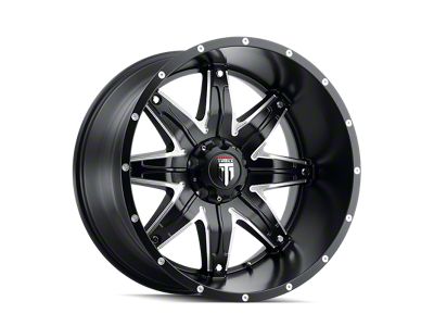 American Truxx Lonestar Satin Black Milled 5-Lug Wheel; 22x12; -44mm Offset (07-13 Tundra)