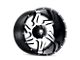 American Truxx Ninja Gloss Black Machined 5-Lug Wheel; 22x14; -76mm Offset (07-13 Tundra)