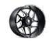 American Truxx Sweep Satin Black Milled 5-Lug Wheel; 22x12; -44mm Offset (07-13 Tundra)