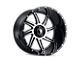 American Truxx Vortex Gloss Black Machined 5-Lug Wheel; 20x10; -24mm Offset (07-13 Tundra)