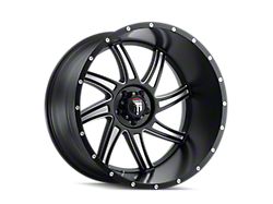 American Truxx Vortex Satin Black Milled 5-Lug Wheel; 24x14; -76mm Offset (07-13 Tundra)