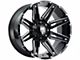 American Truxx Boom Satin Black Milled 6-Lug Wheel; 18x9; -12mm Offset (10-24 4Runner)