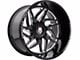 American Truxx Goliath Gloss Black Milled 6-Lug Wheel; 20x10; -24mm Offset (10-24 4Runner)