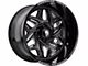 American Truxx Euphoria Gloss Black Milled 6-Lug Wheel; 22x12; -44mm Offset (2024 Tacoma)