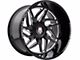 American Truxx Goliath Gloss Black Milled 6-Lug Wheel; 20x9; -12mm Offset (2024 Tacoma)