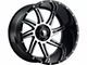 American Truxx Vortex Gloss Black Machined 6-Lug Wheel; 20x10; -24mm Offset (2024 Tacoma)