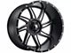 American Truxx Vortex Gloss Black Milled 6-Lug Wheel; 20x10; -24mm Offset (2024 Tacoma)