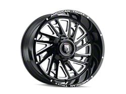 American Truxx Blade Gloss Black Milled 6-Lug Wheel; 24x14; -76mm Offset (10-24 4Runner)