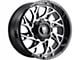 American Truxx Destiny Gloss Black Machined 6-Lug Wheel; 20x10; -24mm Offset (22-24 Bronco Raptor)