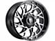 American Truxx Destiny Gloss Black Machined 6-Lug Wheel; 20x9; 0mm Offset (21-24 Bronco, Excluding Raptor)