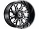 American Truxx Destiny Gloss Black Milled 6-Lug Wheel; 20x9; 0mm Offset (21-24 Bronco, Excluding Raptor)