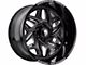 American Truxx Euphoria Gloss Black Milled 6-Lug Wheel; 20x10; -19mm Offset (21-24 Bronco, Excluding Raptor)