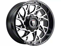 American Truxx Destiny Gloss Black Machined Wheel; 20x9 (20-24 Jeep Gladiator JT)
