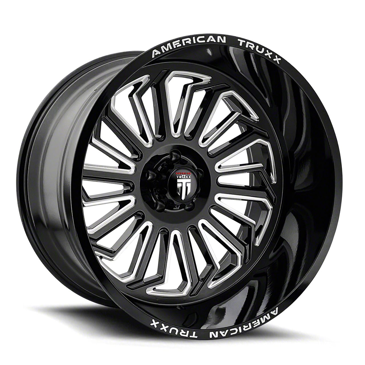 American Truxx Jeep Grand Cherokee Butcher Gloss Black Milled Wheel ...