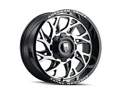 American Truxx Destiny Gloss Black Machined Wheel; 20x12; -44mm Offset (22-24 Jeep Grand Cherokee WL)