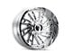 American Truxx Blade Chrome Wheel; 20x10; -24mm Offset (18-24 Jeep Wrangler JL)