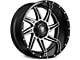 American Truxx Vortex Gloss Black Machined 6-Lug Wheel; 20x10; -24mm Offset (16-23 Tacoma)